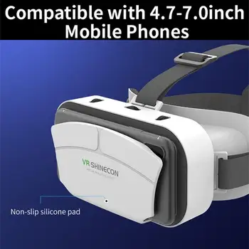 3D-s VR VR Headset Headset Állítható Okostelefon 4.5-7.0 Inch Képernyő Filmek Kényelmes VR Védőszemüveg/Szemüveg