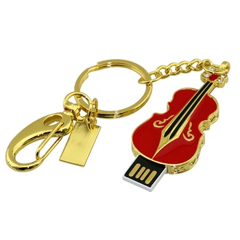 Memory Stick Gitár/hangszer USB Flash drive 4 8 16 128 64 gb-os Pendrive 32 GB, 128 GB Pen Drive Személyre szabott ajándékot Cle USB