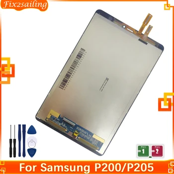 OEM Samsung Tab EGY 8.0 2019 SM-P205 SM-P200 P205 P200 LCD Kijelző Monitor, érintőképernyő, Digitalizáló Panel Közgyűlés LCD +Eszköz