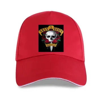 új sapka kalap Férfi 2021 2021 GUNS N ROSE NIGHTRIAN férfiak mans nyári pamut, fekete Baseball Sapka punk skull rose kijelölt